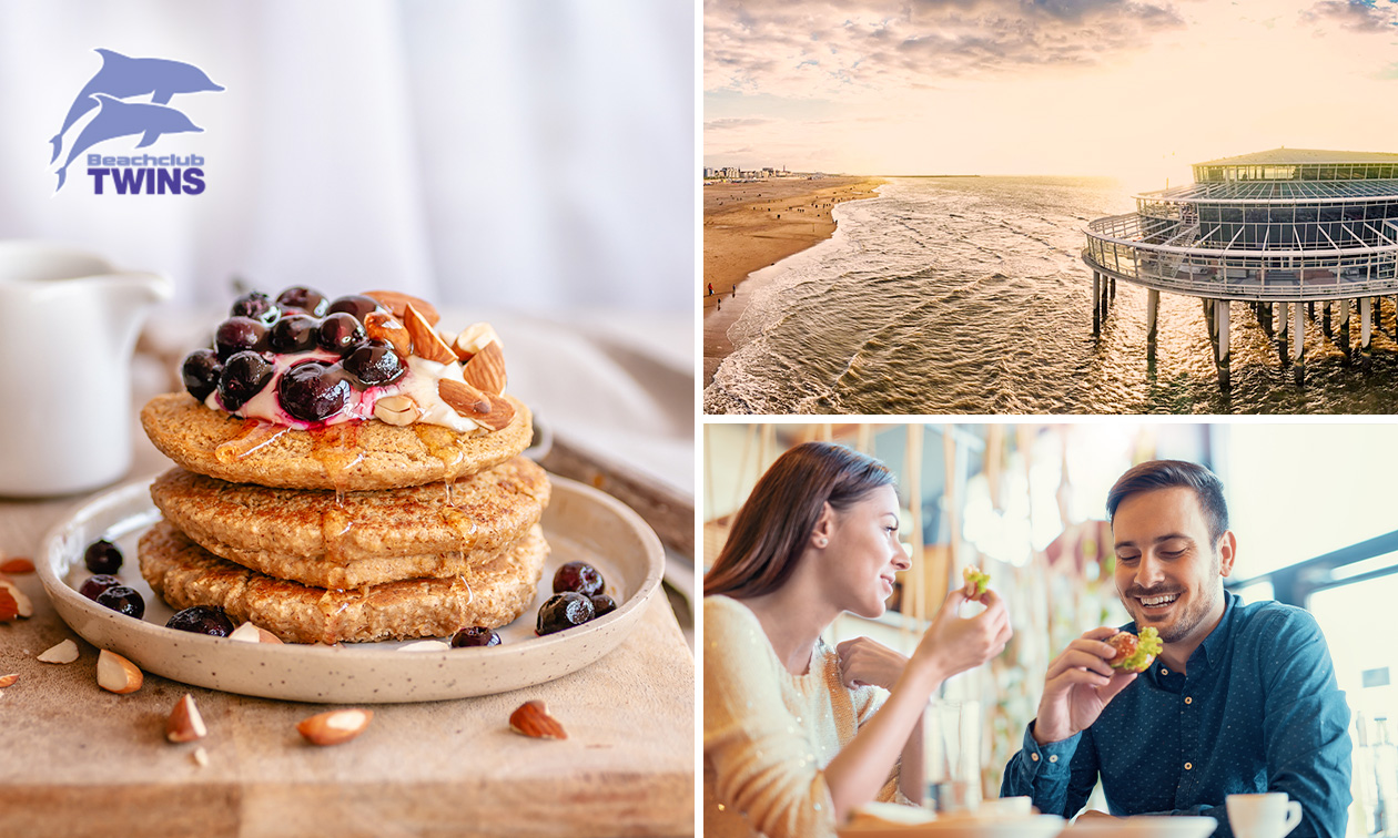 Ontbijt naar keuze, ontbijtbuffet of paasontbijt bij Beachclub TWINS