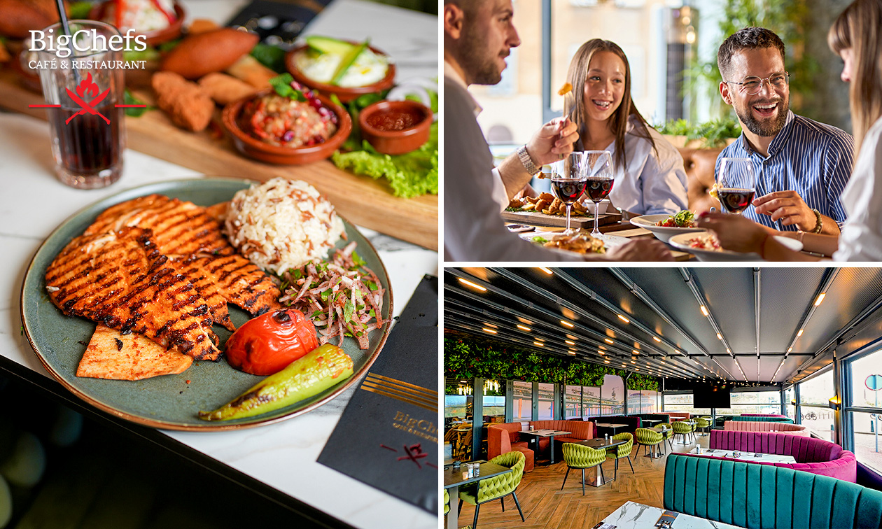 3- of 4-gangenlunch of -diner