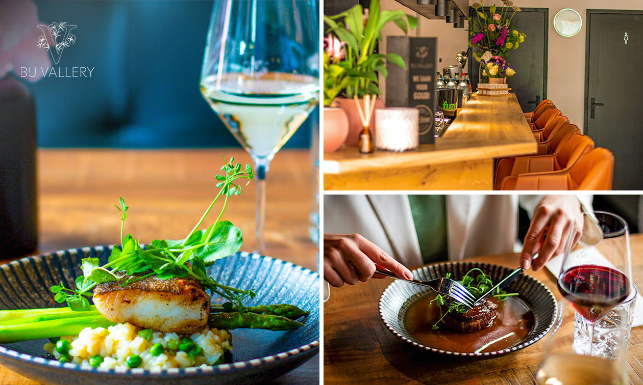 4-gangen keuzediner bij Vallery