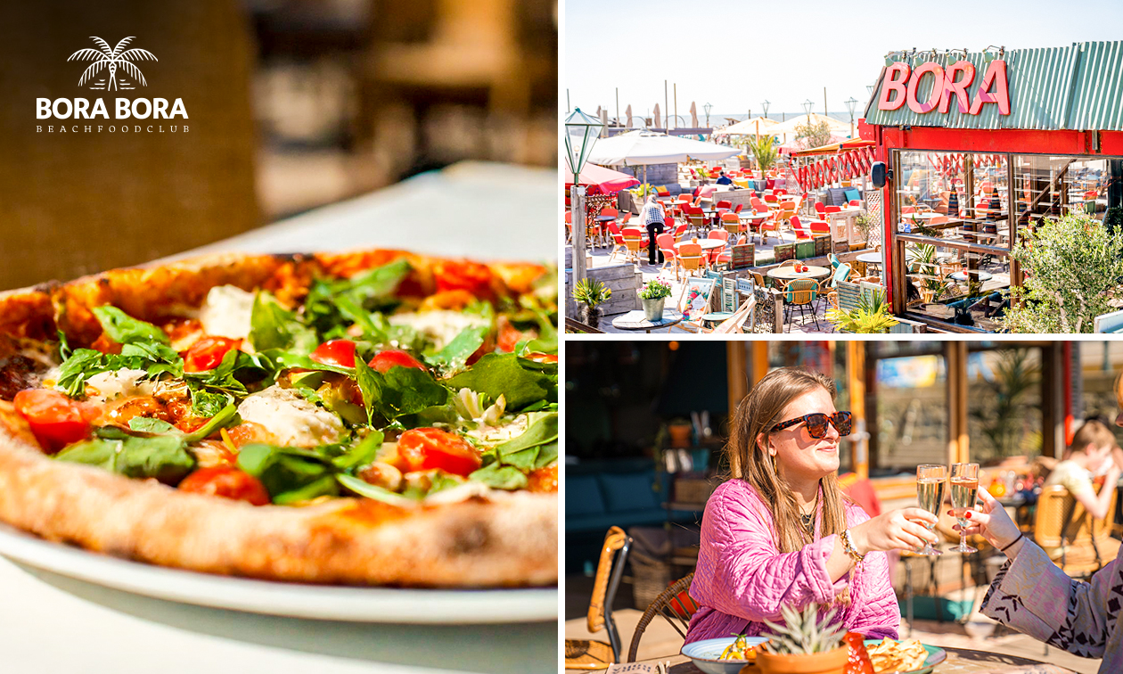 Pizza naar keuze bij Bora Bora Beachfoodclub