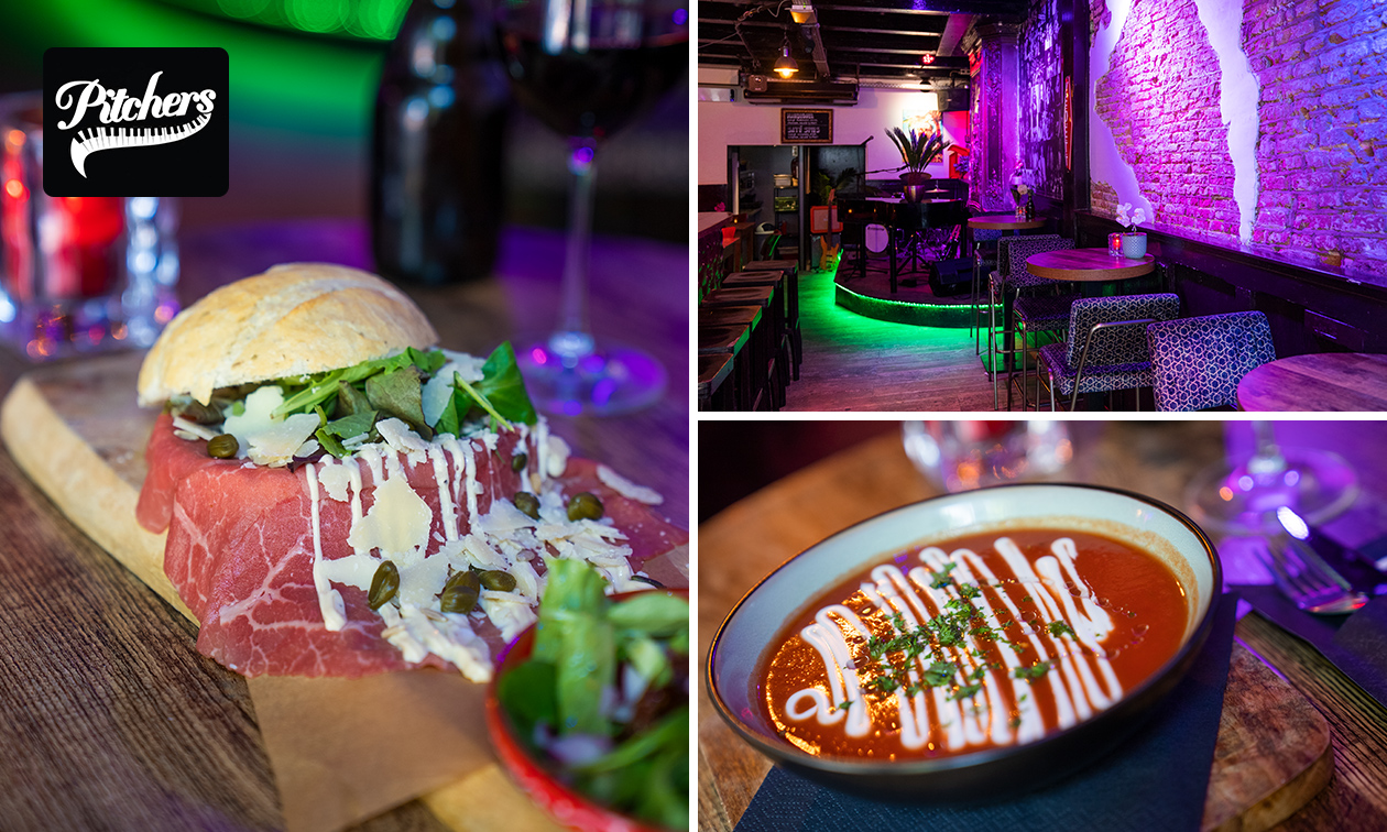 2-gangen keuzelunch bij Café Pitchers