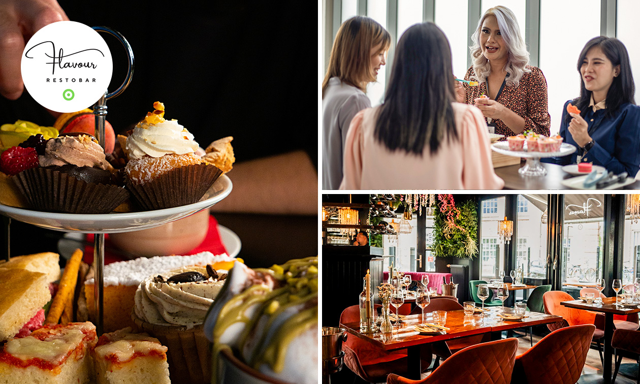 Luxe high tea + glaasje bubbels bij Flavour BY 'de Buurvrouw'