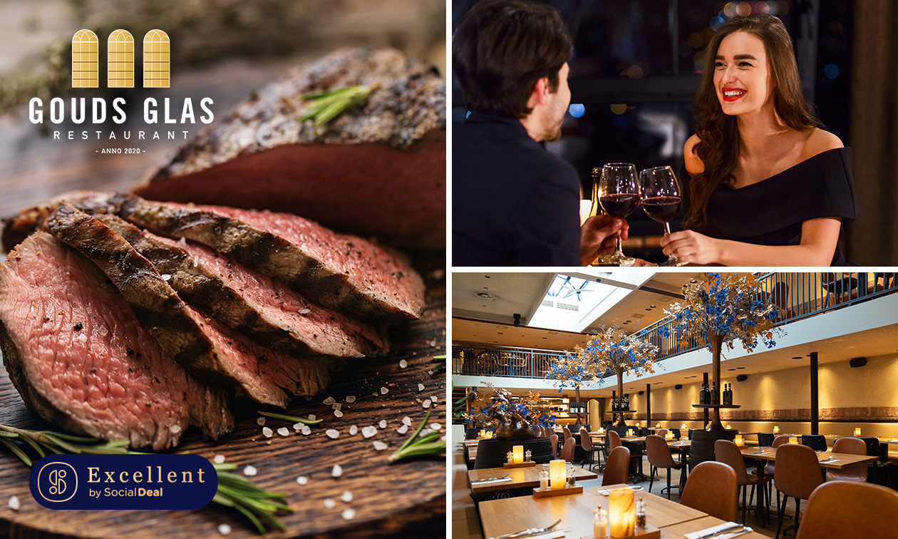 Chateaubriand + evt. glaasje cava bij Gouds Glas