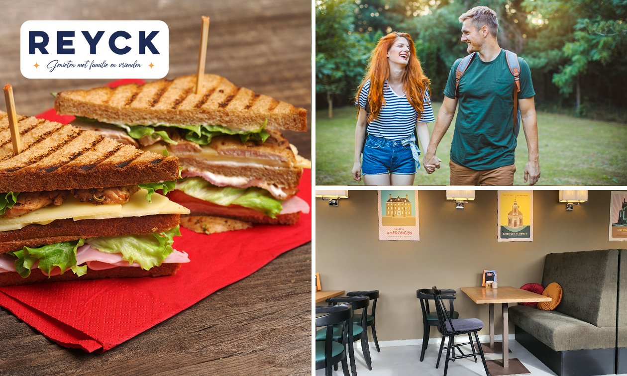 Wandelarrangement + koffie met gebak + 2-gangenlunch bij Grand Café Reyck