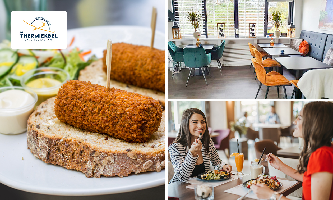 3-gangen keuzediner bij Grandcafé De Thermiekbel