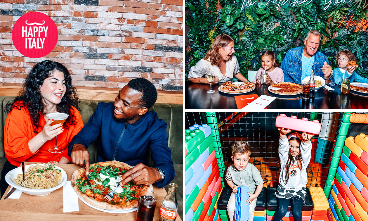 2-gangendiner à la carte bij Happy Italy Arnhem