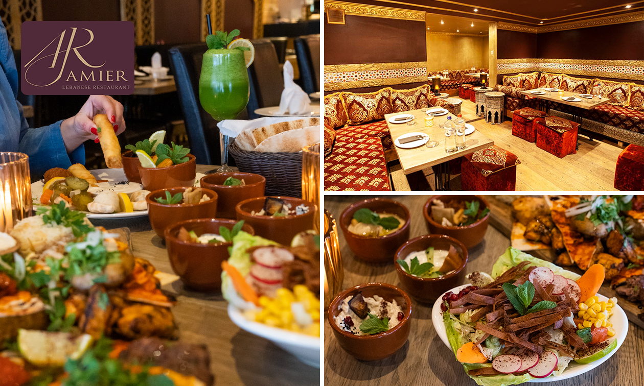 3- of 6-gangen proeverijdiner bij Amier Lebanese Restaurant