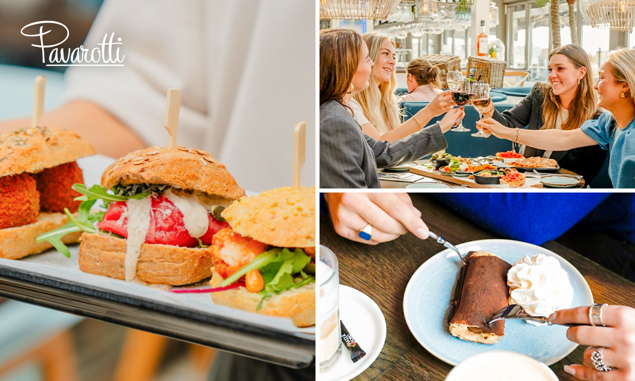 Late Italiaans 12-uurtje of late 2-gangenlunch bij Pavarotti