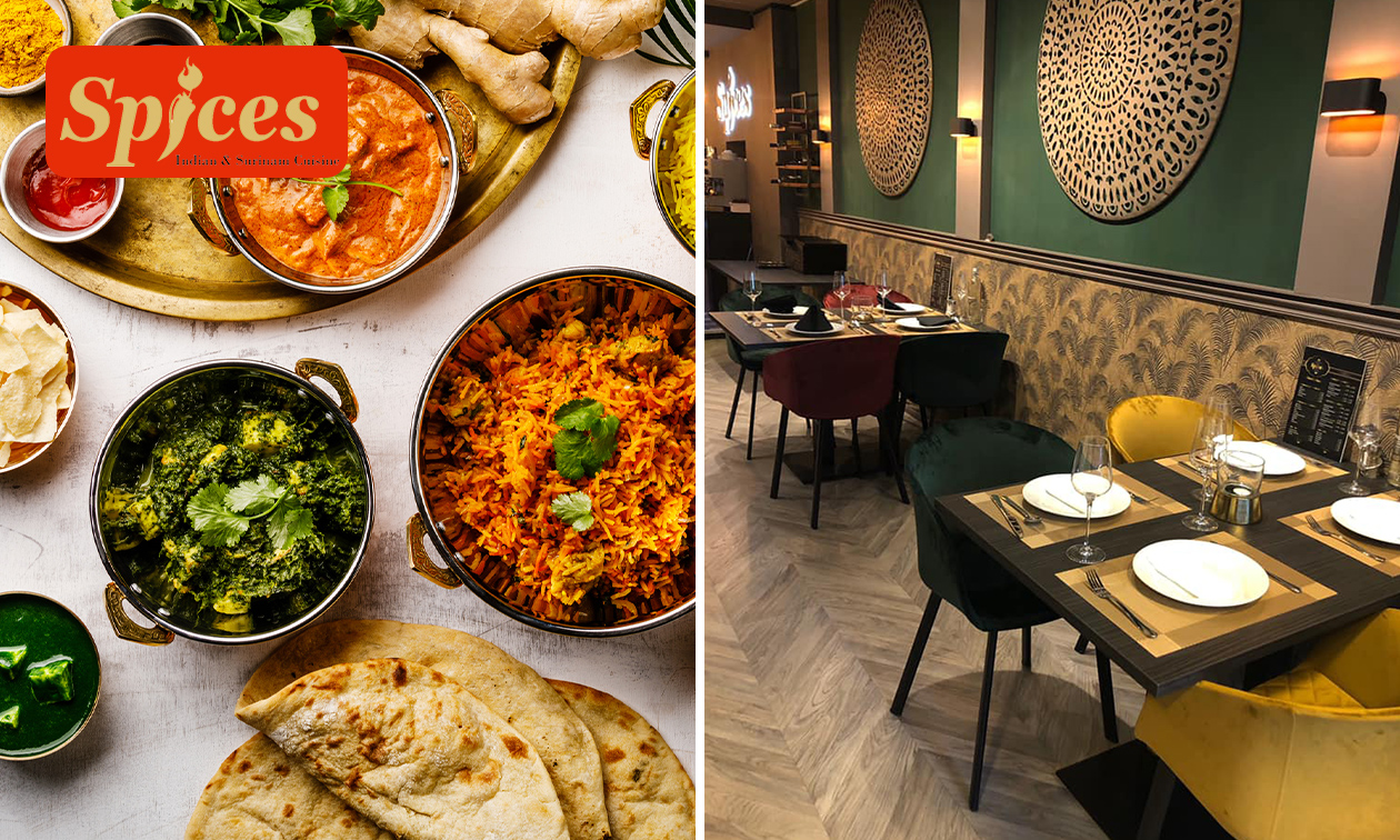 Indiaas 2- of 3-gangen keuzediner bij Spices Restaurant