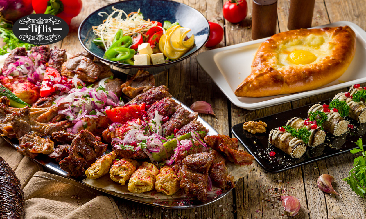 Georgisch 3-gangen keuzediner bij Tiflis Restaurant in Den Haag