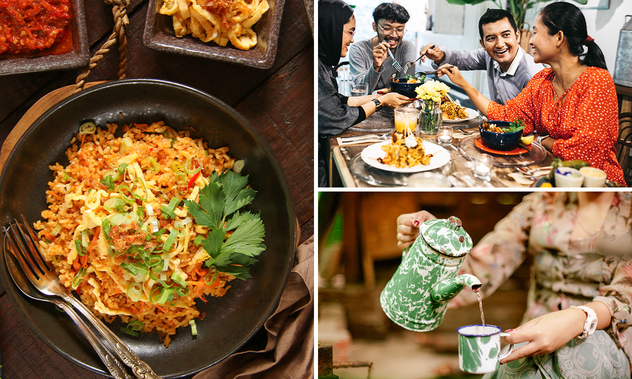 Complete Indonesische lunch + drankje naar keuze